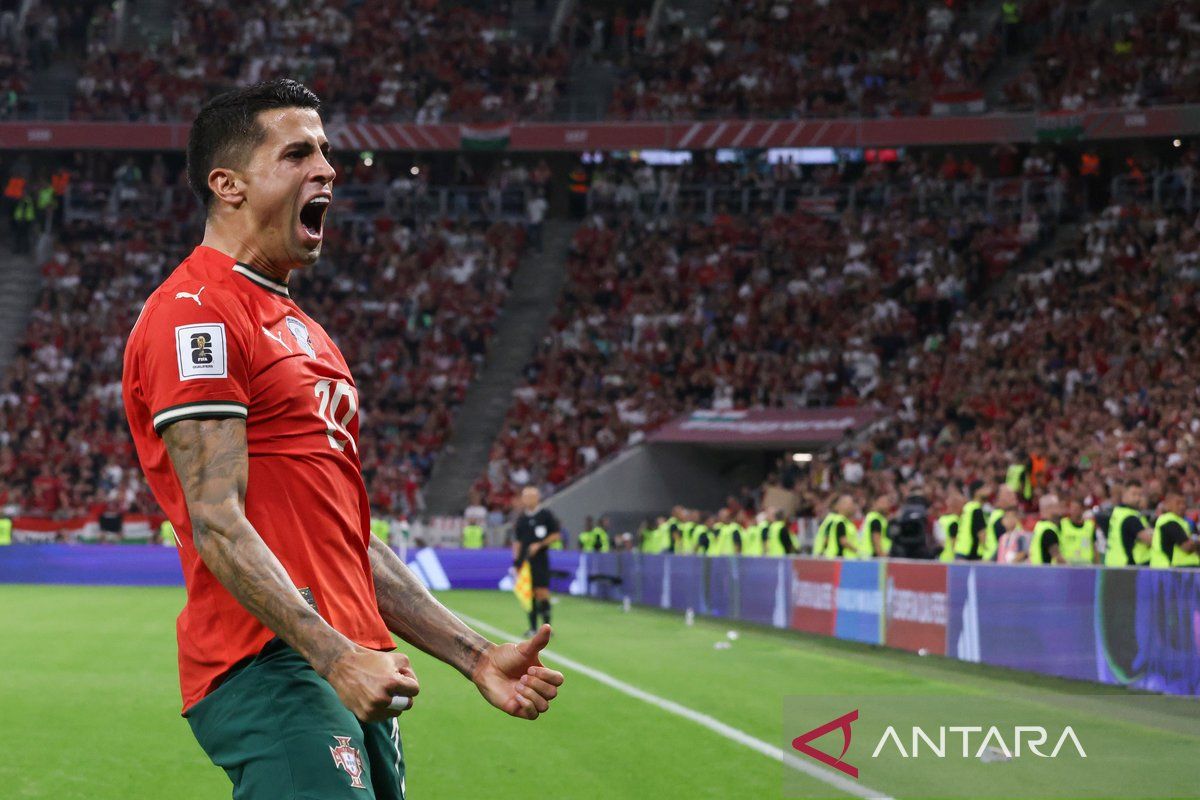 Portugal kalahkan Hungaria 3-2 lewat gol Ronaldo dan Cancelo