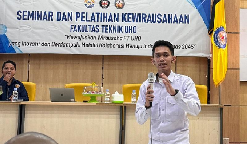 Mahasiswa Fakultas Teknik UHO Kendari Diskusi soal Potensi Wirausaha di Sulawesi Tenggara  – Portal Kendari