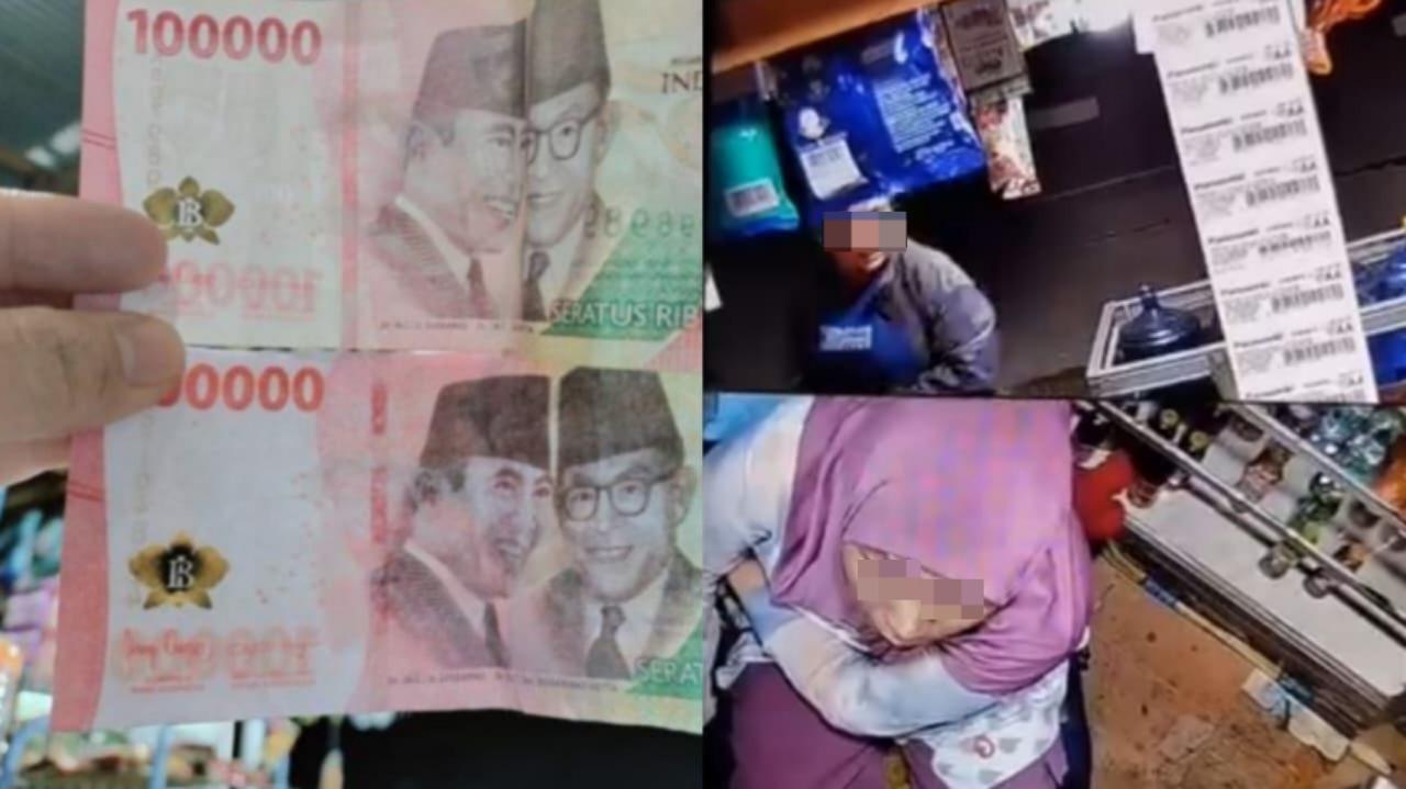 Detik-detik Pria Terekam CCTV Beli Rokok Pakai Uang Palsu di Laloeha Kolaka – Portal Kendari