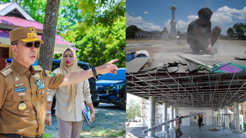 Tugu Eks MTQ Kendari Sulawesi Tenggara Kinclong Lagi, Gubernur ASR Rehabilitasi, Anggaran Rp6 M – Portal Kendari
