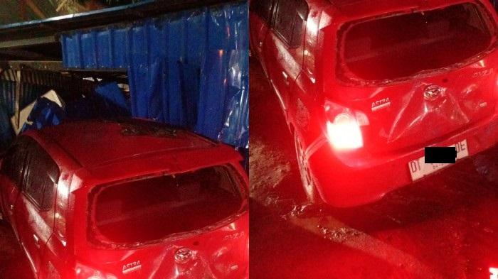 Ringsek Parah, Mobil Daihatsu Ayla Kecelakaan di Jalan Suprapto Kendari Sulawesi Tenggara – Portal Kendari