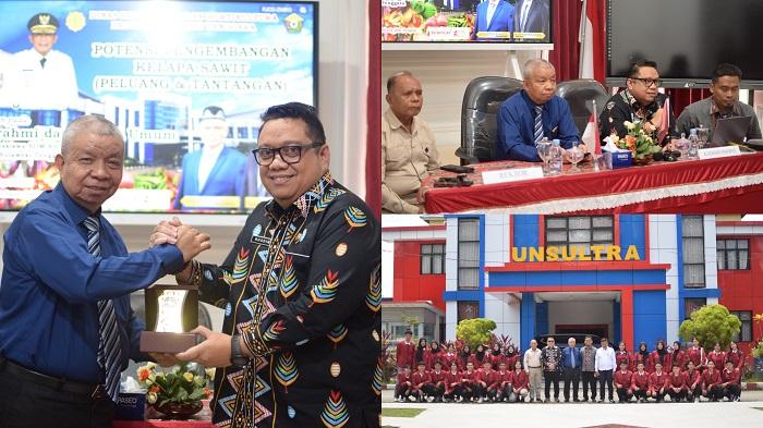 30 Mahasiswa Unsultra Terima Beasiswa SDM Kelapa Sawit, Kepala Dinas Perkebunan Beri Kuliah Umum – Portal Kendari