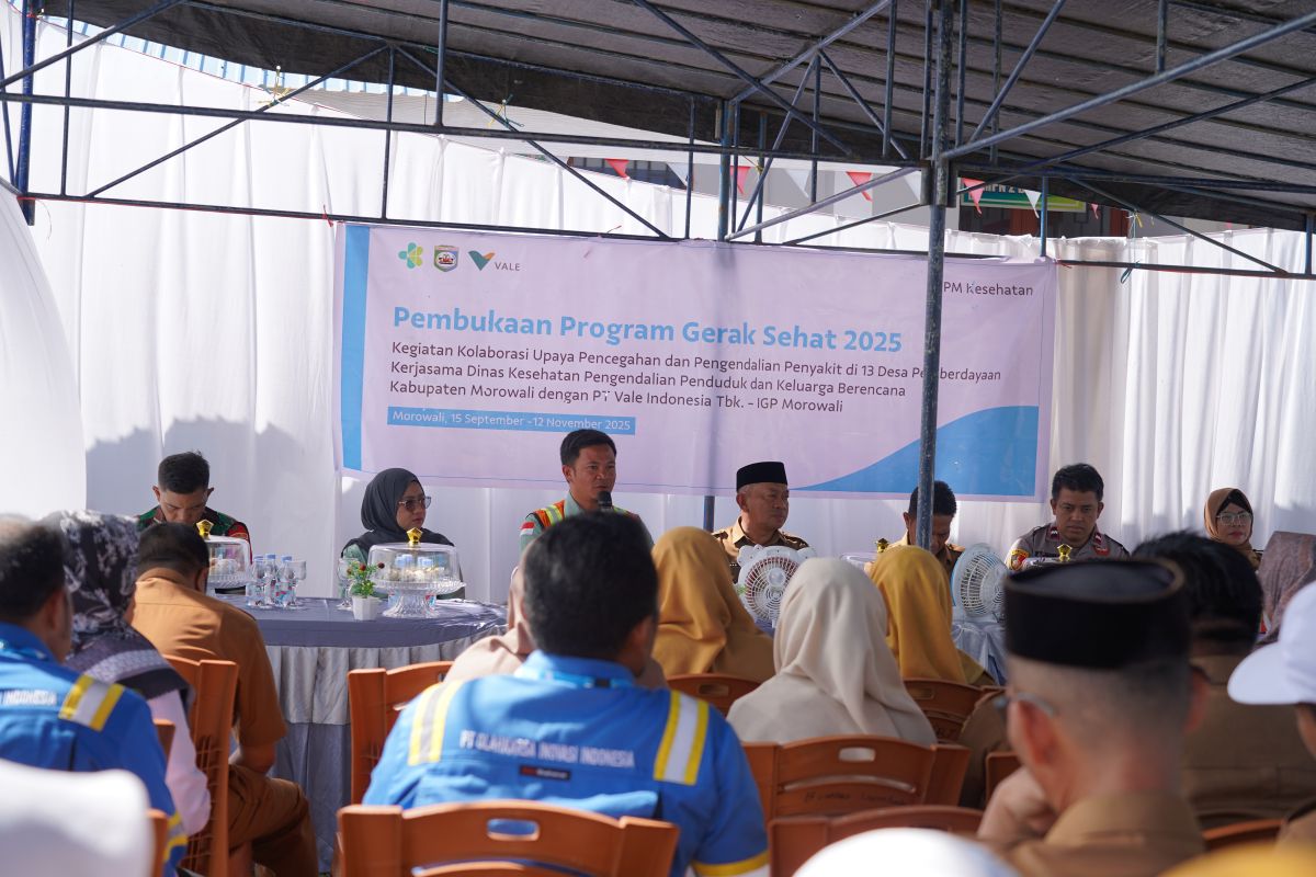 PT Vale Dukung Penguatan Layanan Kesehatan di Morowali