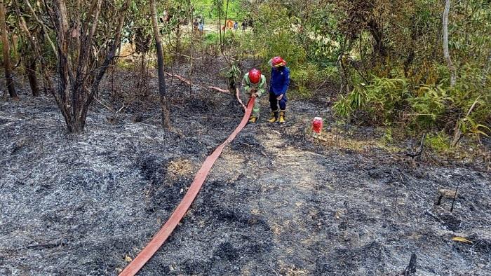 Lahan Alang-alang di Kendari Sulawesi Tenggara Terbakar, Warga Panik Api Dekati Perumahan – Portal Kendari