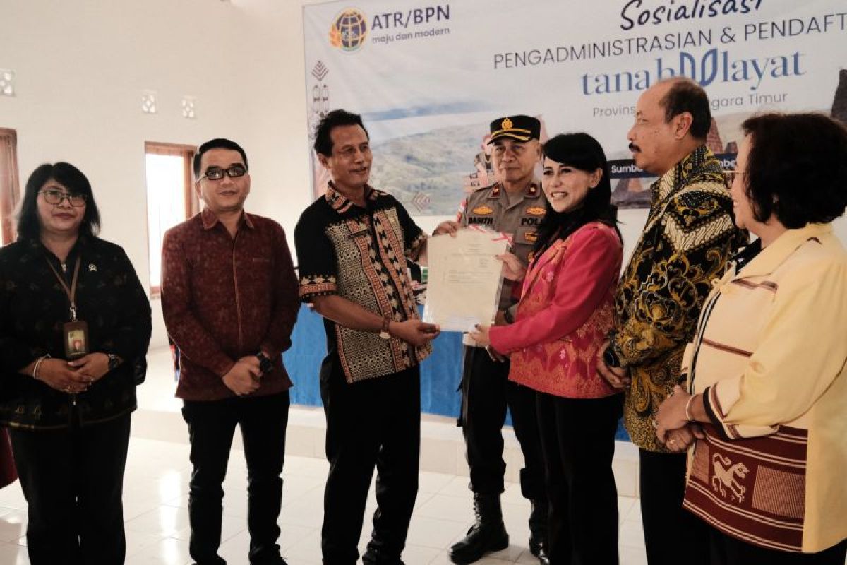 Kementerian ATR percepat pendaftaran tanah ulayat di Sumba Timur