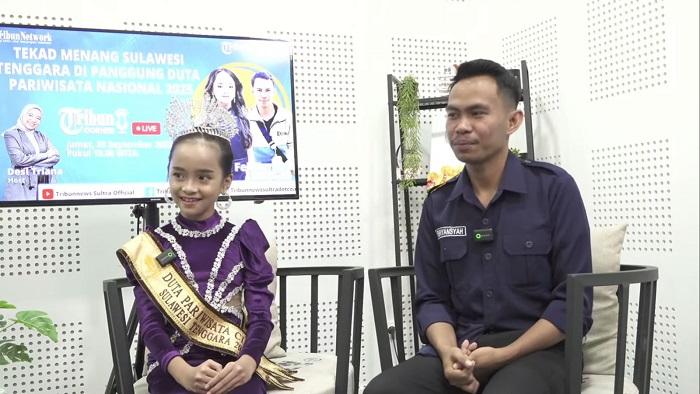 Khaira Farahsiran Enson Wakili Sulawesi Tenggara di Ajang Duta Pariwisata Cilik Nasional 2025 – Portal Kendari