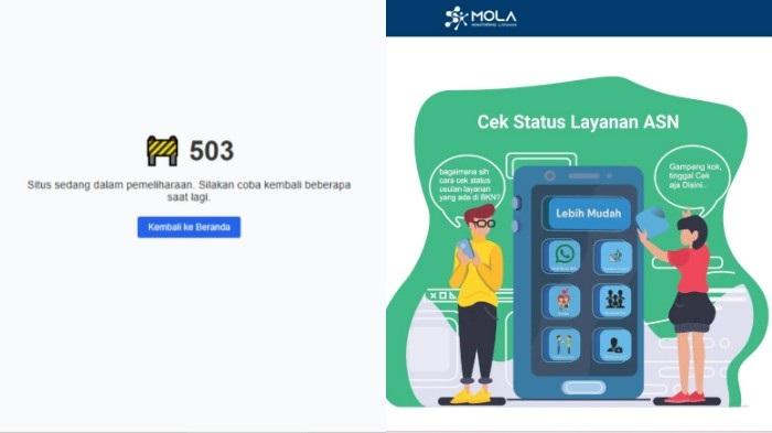 Alternatif Cek Penetapan NIP PPPK Paruh Waktu 2025? Mola BKN Tidak Bisa Diakses Muncul Kode 503 – Portal Kendari