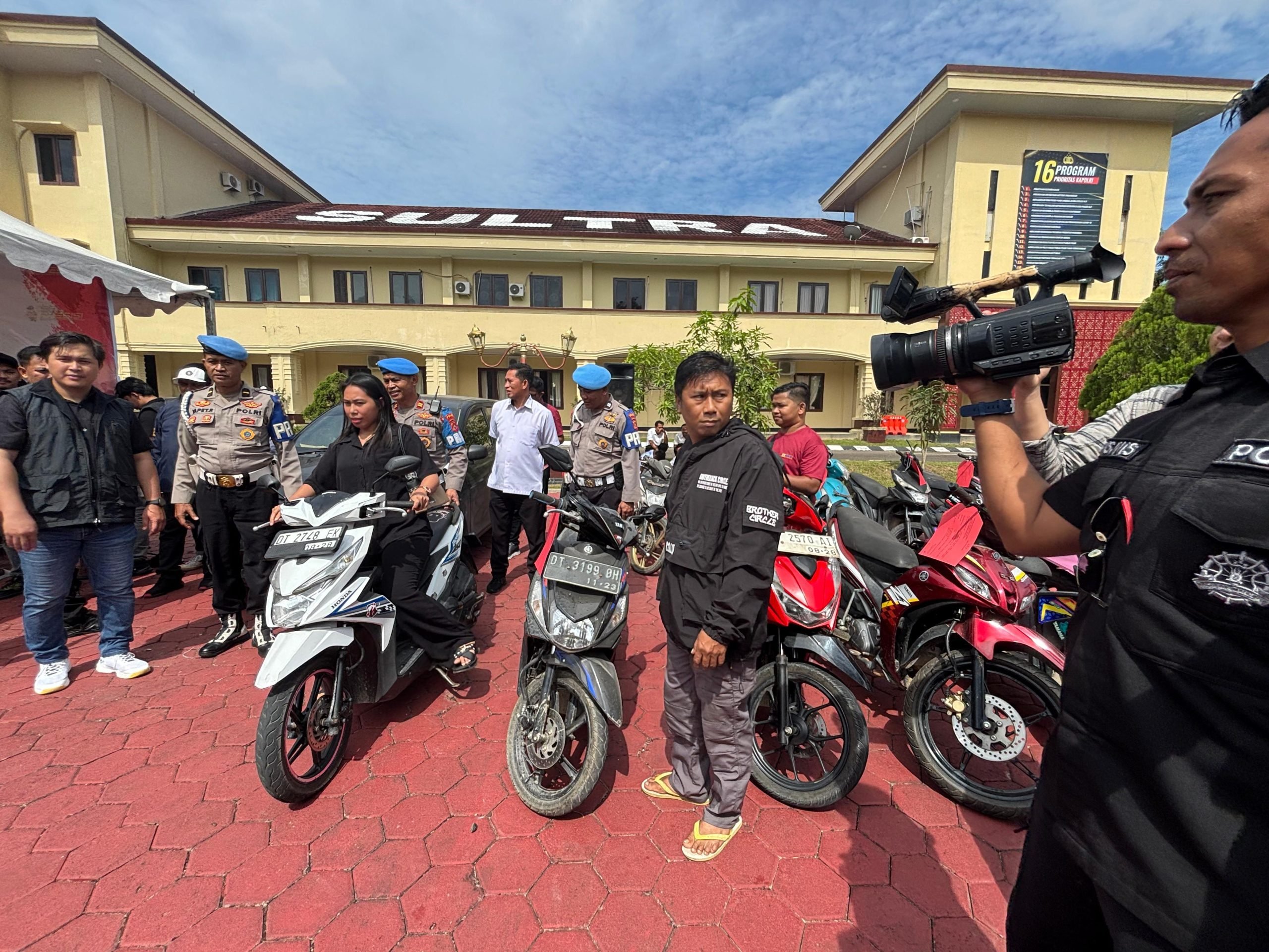 Polda Sultra Ungkap Kasus Curanmor, Pencurian Rumah Kosong, dan Penggelapan Mobil