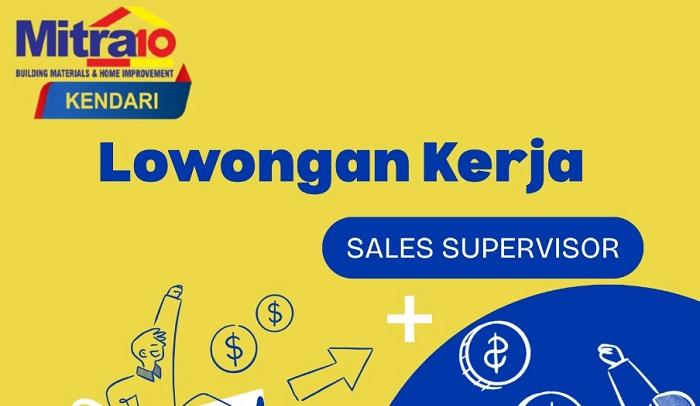 Link Loker Mitra10 Penempatan Kota Kendari, Rekrutmen Sales Supervisor, Syarat dan Kualifikasi – Portal Kendari