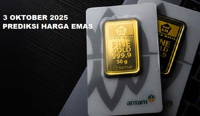 Prediksi Harga Emas Antam 3 Oktober 2025, Bakal Turun Lagi Kisaran Rp1.000-2.000, Penyebabnya? – Portal Kendari