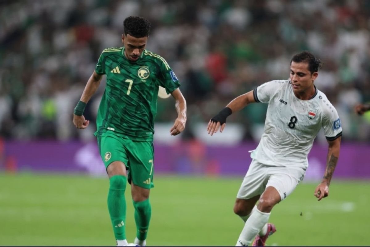 Arab Saudi lolos ke Piala Dunia 2025 usai bermain imbang 0-0 lawan Irak