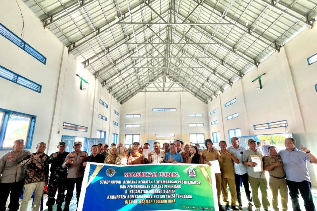 PT KPR Silika gelar konsultasi publik AMDAL di Bombana