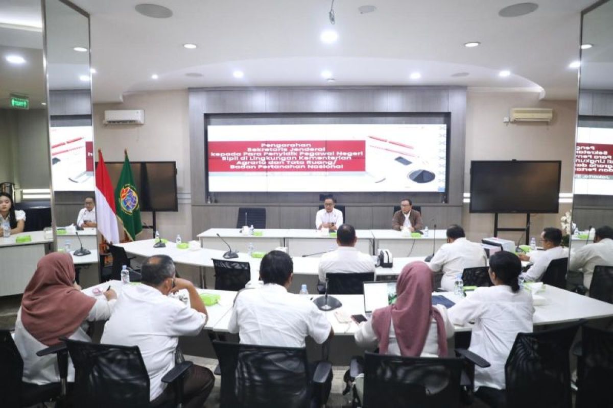 Pertemuan perdana, Sekjen ATR/BPN harapkan peran penyidik PNS dalam penegakan hukum internal