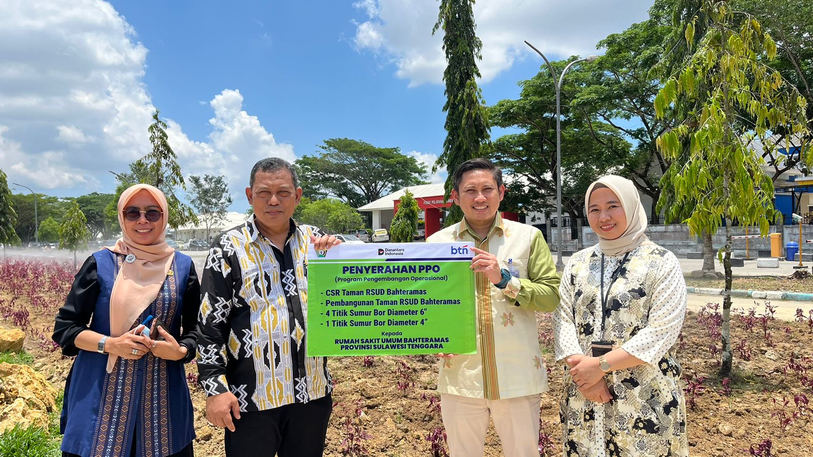 BTN Salurkan Program Pengembangan Operasional ke RSUD Bahteramas